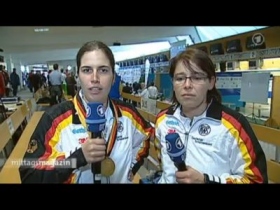 Barbara Lechner und Sonja Pfeilschifter zu Gast im „Blickpunkt Sport“