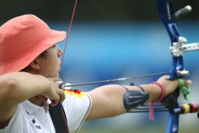 Isabel Viehmeier im Achtelfinale der Olympischen Jugendspiele