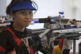 Chinesischer Doppelerfolg im Luftgewehrwettbewerb der Damen