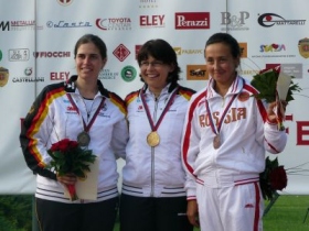 Sonja Pfeilschifter und Damen-Gewehrteam Europameisterinnen