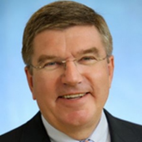 DSB-Präsident Heinz-Helmut Fischer gratuliert Thomas Bach