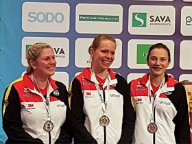 Silber und zwei Mal Bronze für die Teams zum EM-Abschluss