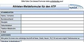 Wenn ATP-Athleten die Kontaktdaten ändern