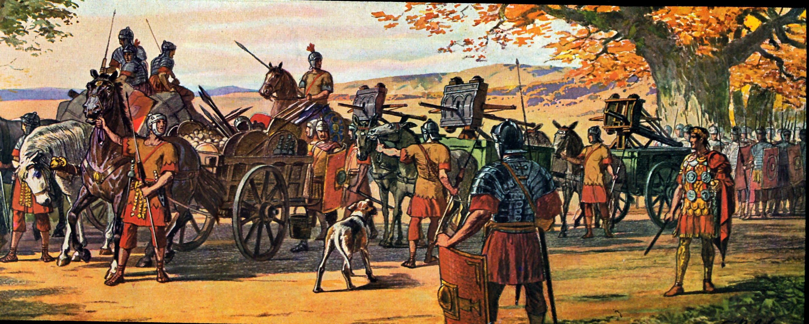 Römische Ballista Festzug