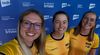 Foto: DSB / Das deutsche Recurve-Trio der Frauen bei den World University Games Rhein-Ruhr: Regina Kellerer, Johanna Klinger und Clea Reisenweber (v.l.).