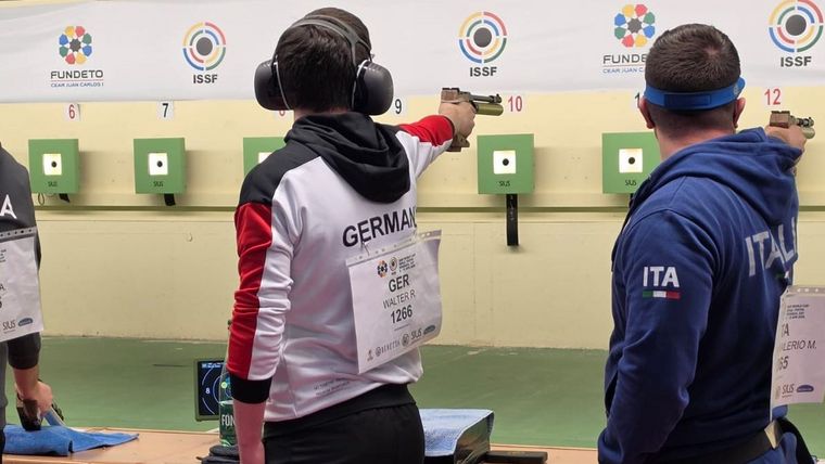 Foto: DSB / Robin Walter wurde bester Deutscher mit der Luftpistole in der Quali. Platz 9 mit 581 Ringen.