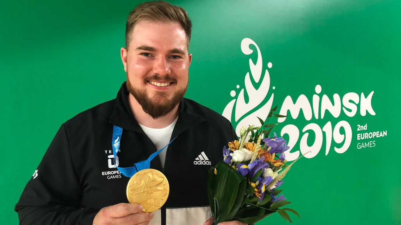 Foto: DSB / European Games-Goldmedaillengewinner 2019: Oliver Geis.