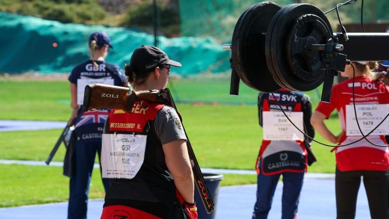 Foto: ESC / Nadine Messerschmidt schoss nach ihrer langen Pause eine sehr gute EM und belegte Platz acht.