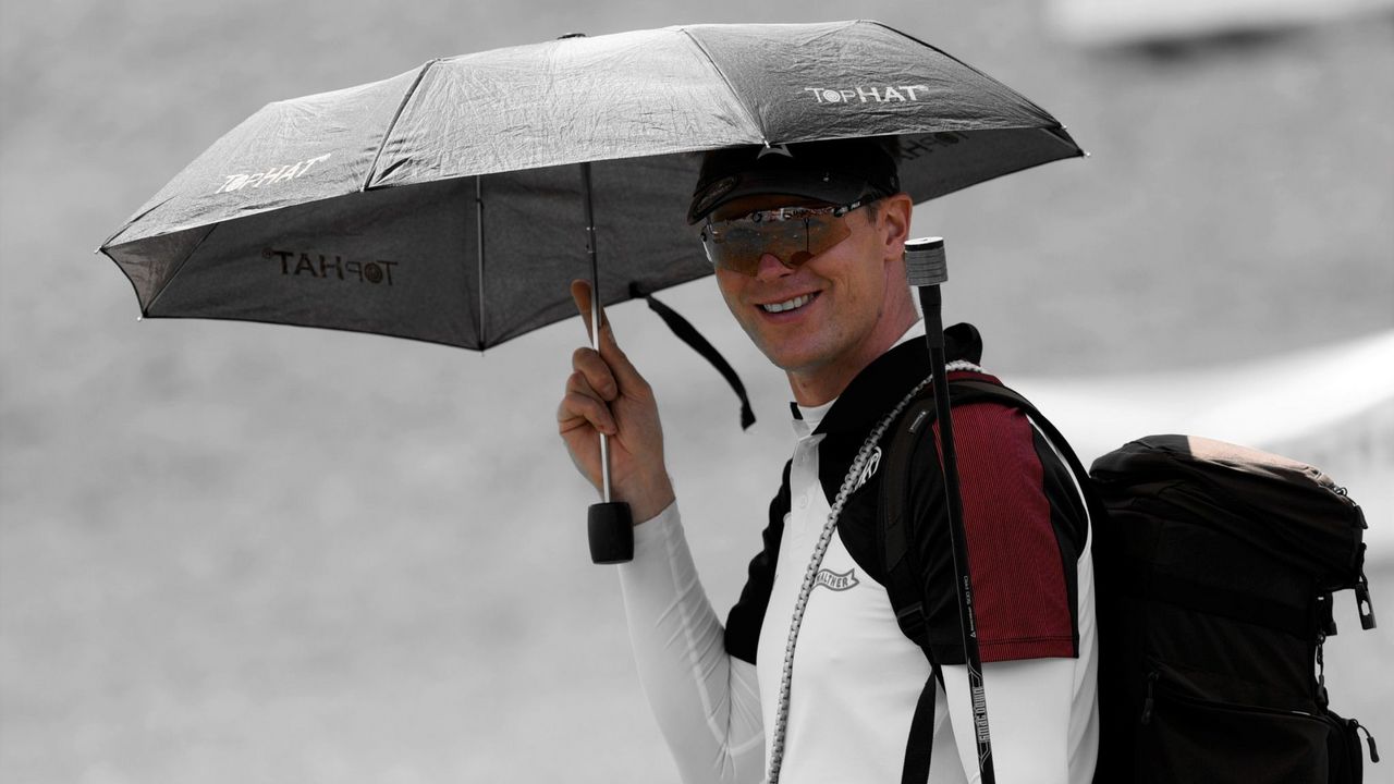 Foto: Peter Lange / Hofft auf gutes Wetter und ein gutes Abschneiden: Compoundschütze Henning Lüpkemann.