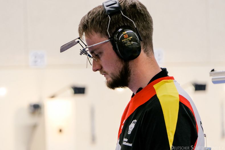 Bild: Matthias Holderried voll fokussiert beim Weltcup in München. Bild: Matthias Holderried voll fokussiert beim Weltcup in München.