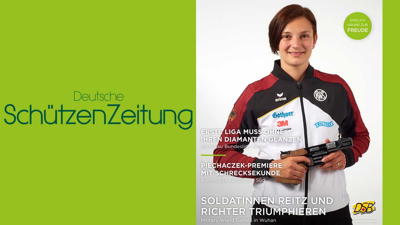 Foto: Sandra Reitz ziert den DSZ-Titel der Ausgabe November 2019.