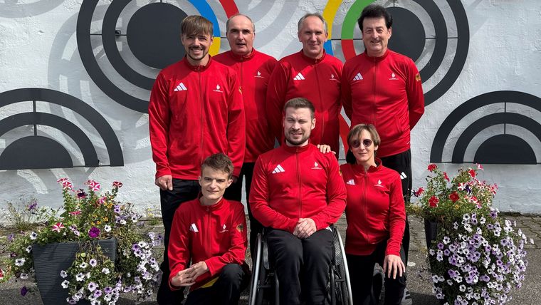 Foto: Rudi Krenn / Das deutsche Team bei der Para-WM in Changwon.