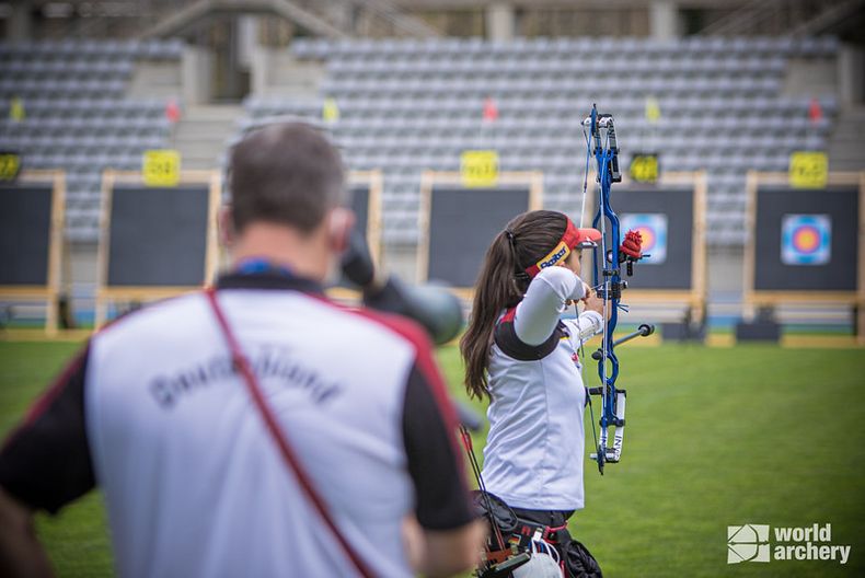 Foto: World Archery / Janine Meißner war beste deutsche Compounderin in Paris.