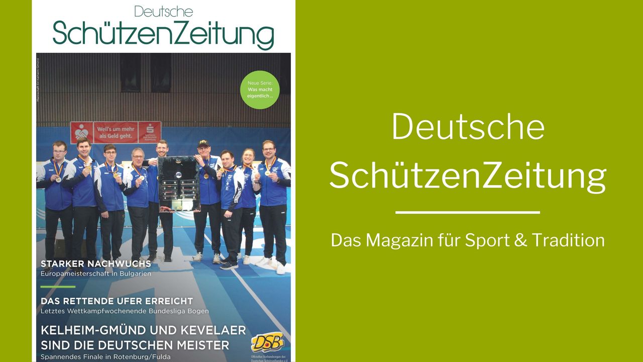 Deutsche SchützenZeitung: Zwei Favoriten sichern sich Meisterspiegel