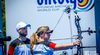 Foto: World Archery / Die Compounder Paolo Kunsch und Katharina Raab, die zuletzt mit Silber beim Weltcup in Antalya überraschten, könnten in Los Angeles 2028 erstmals bei Olympia dabei sein.