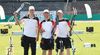 Foto: WAE / Nicht zu schlagen bei der EM: Die neuen Team-Europameister der Compound U21-Junioren Simon Moritz, Fabio Alex und Noah Nuber.
