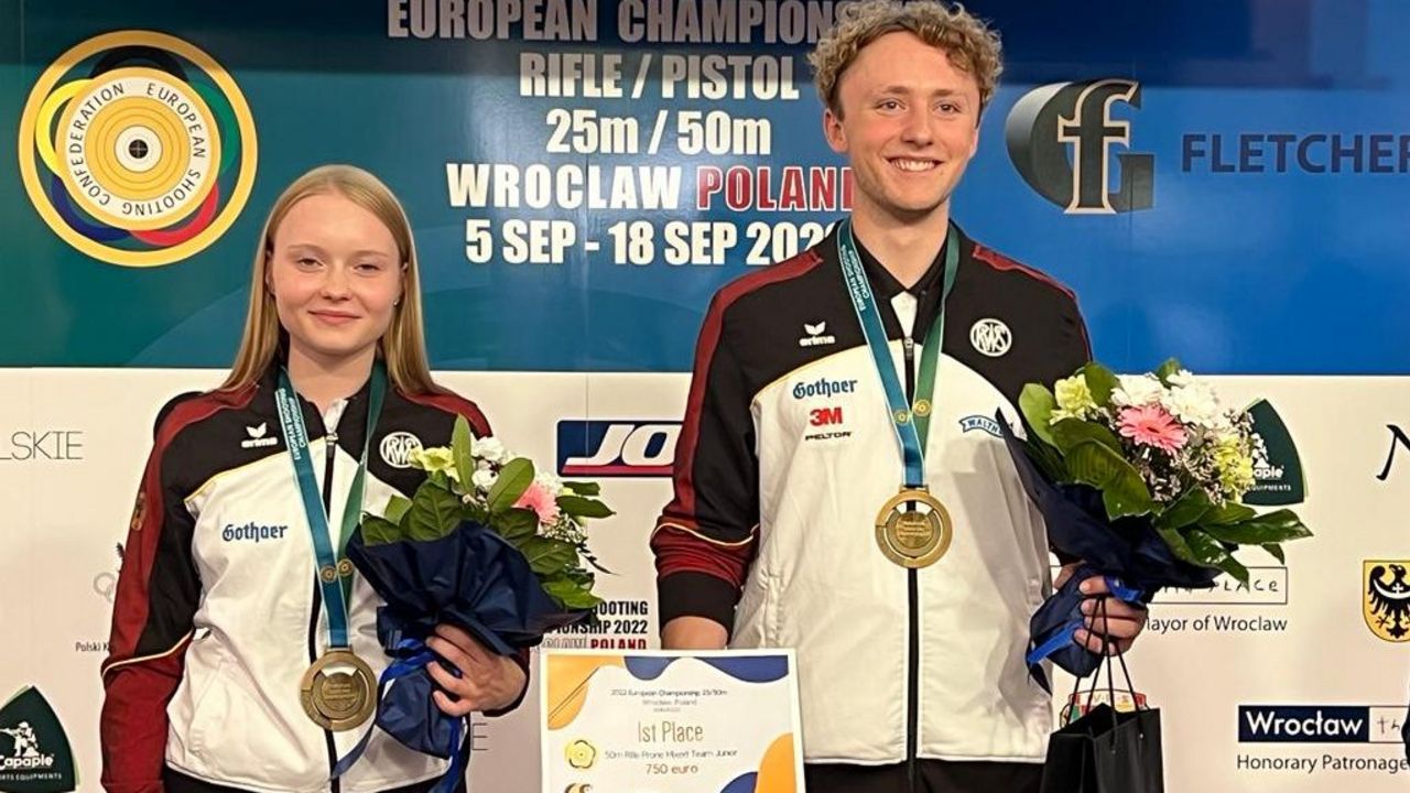 Foto: DSB / Gold für Nele Stark und Nils Friedmann im Mixed-Liegendwettbewerb...