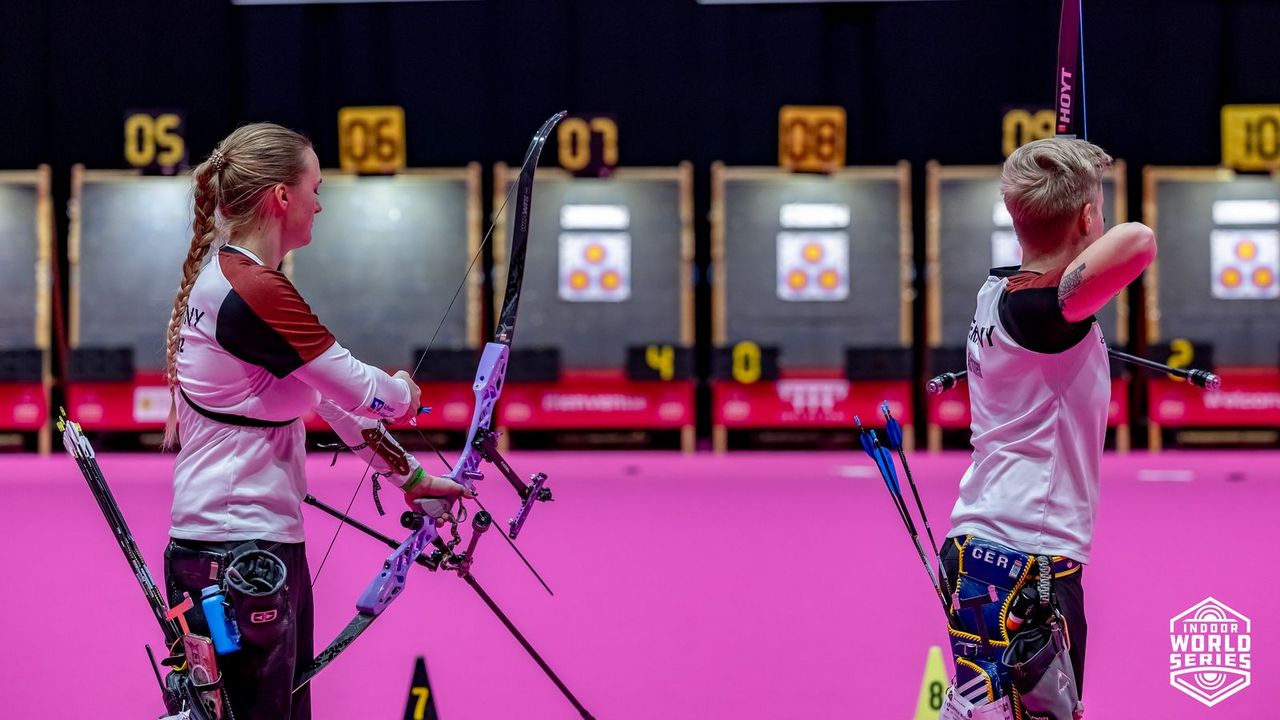 Foto: World Archery / Die Weltmeisterinnen Charline Schwarz und Michelle Kroppen werden in Las Vegas am Start sein.