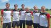 Foto: DSB / Das WM-Team Recurvebogen, das in Madrid an den Start geht v.l.: Mathias Kramer, Moritz Wieser, Jonathan Vetter, Katharina Bauer, Michelle Kroppen und Elina Idensen.