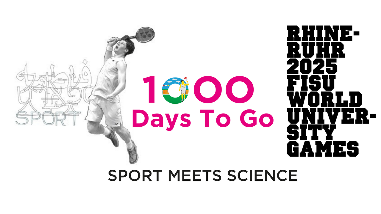 Universiade 2025: Noch 1.000 Tage bis zu den Rhein-Ruhr Games