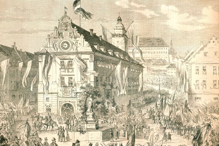 Festzug Gotha, 1861