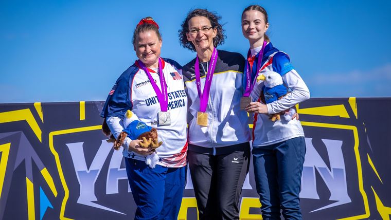 Foto: World Archery / Gewann nach dem Europameistertitel 2025, nun auch den Weltmeistertitel 2026: Judith Wenzl.