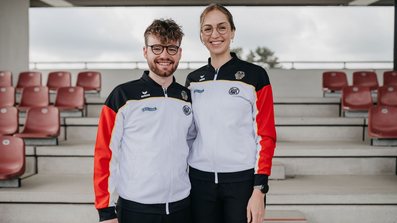 Foto: Lisa Haensch / Zwei RWS-Schützen: Maximilian Ulbrich und Anna Janßen.