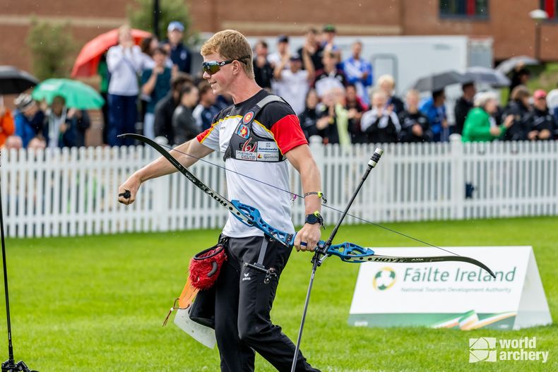 Foto: World Archery / Im vergangenen Jahr jubelte Mathias Kramer über Bronze bei der Junioren-WM. Wie fällt die Gefühlslage beim Bundesligafinale aus?