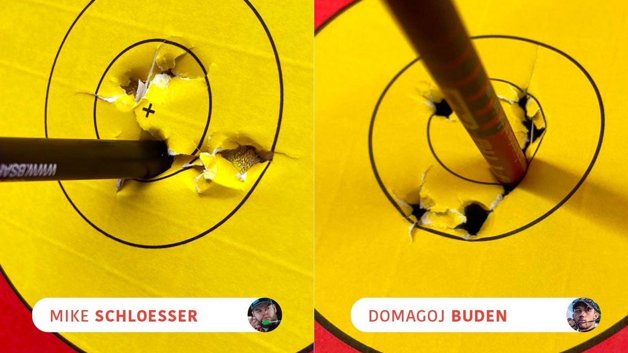 Foto: WA / Mit einem Stechschuss und extrem knapp endete das Duell zwischen Mike Schloesser und Domagoj Buden.