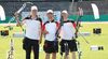 Foto: WAE / Beim Youth Cup im bulgarischen Ruse gelang den deutschen Nachwuchs-Compoundern Historisches: Simon Moritz, Fabio Alex und Noah Nuber (v.l.) belegten die Plätze eins bis drei.
