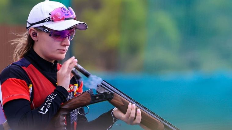 Foto: ESC / Die Beste in Europa: Skeet-Juniorin Emilie Bundan wurde sensationell Europameisterin.