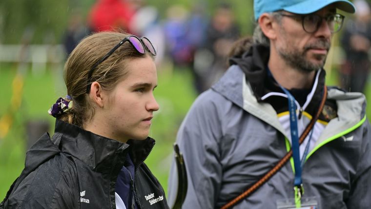 Foto: Peter Lange / Frida Janke schießt um Bronze, Vize-Weltmeister Florian Stadler ging leer aus.