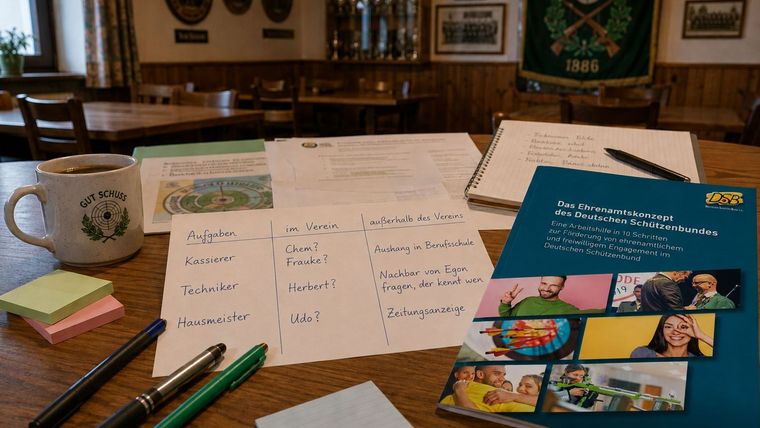 Foto: KI generiert / In Schritt 3 des Ehrenamtskonzeptes geht es um Ansprache, Gewinnung & Aufgabenübertragung.