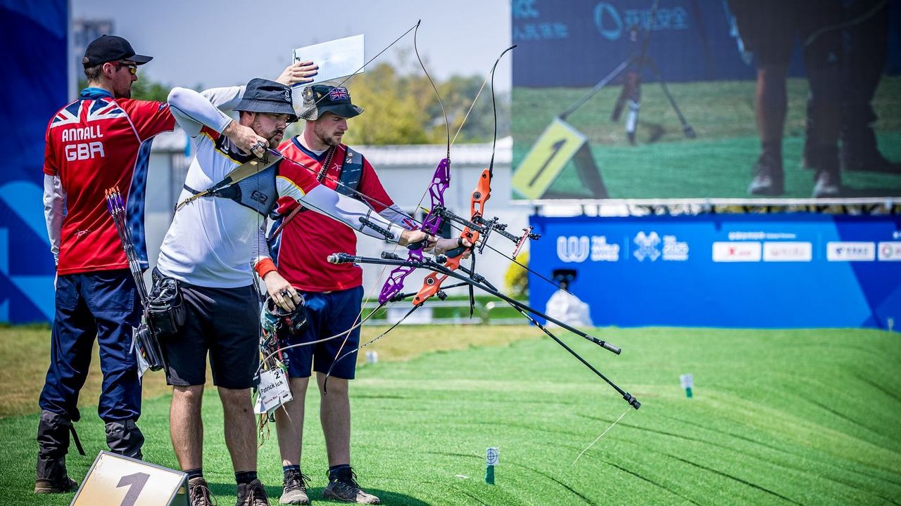 Foto: World Archery / Florian Unruh musste sich im Halbfinale dem routinierten Briten Patrick Huston geschlagen geben.