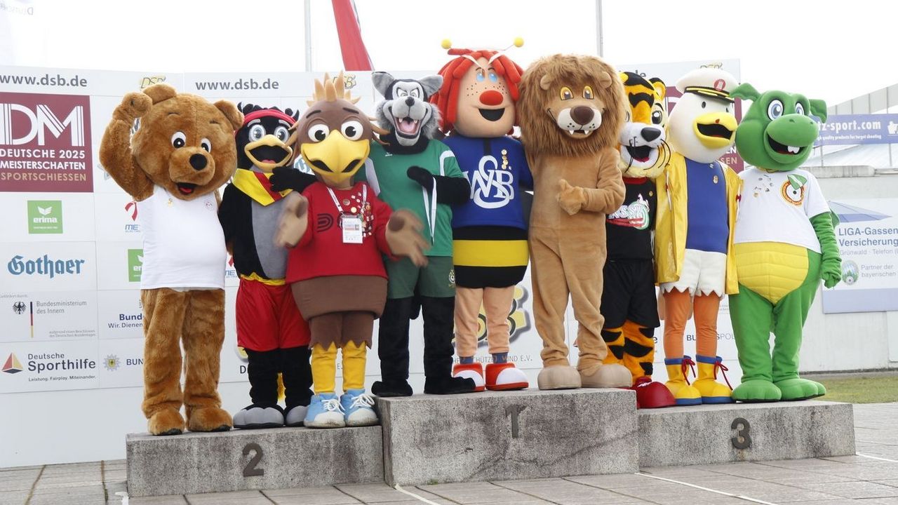 Foto: Margrit Kunde / Eine tolle Aktion: Die Maskottchen-Olympiade bei der DM in München.