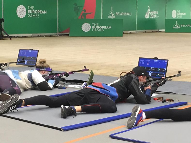 Foto: CD Roth / Isabella Straub und Maximilian Dallinger zielten ganz knapp an Bronze vorbei. Foto: CD Roth / Isabella Straub und Maximilian Dallinger zielten ganz knapp an Bronze vorbei.