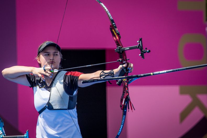 Foto: Dean Alberga / Beendete die ersten Olympischen Spiele mit einer Bronzemedaille im Team und Platz 33 im Einzel: Charline Schwarz.