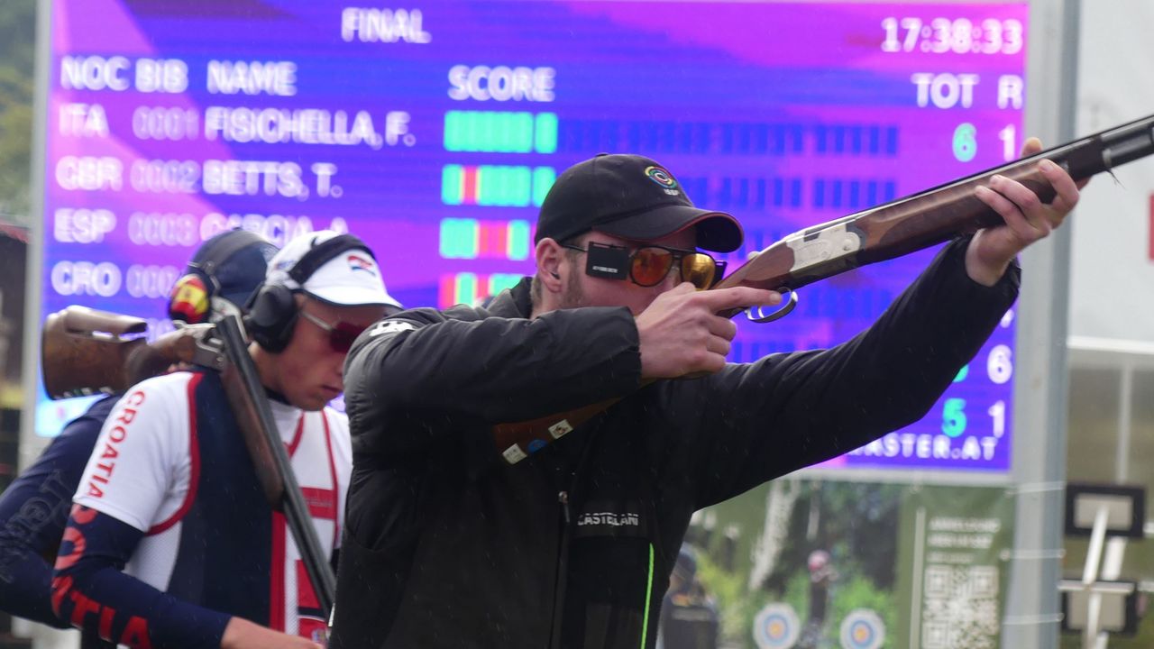 Foto: Michael Eisert / Belegte einen starken sechsten Platz beim Heim-Weltcup in Suhl: Trapschütze Lukas Racko.
