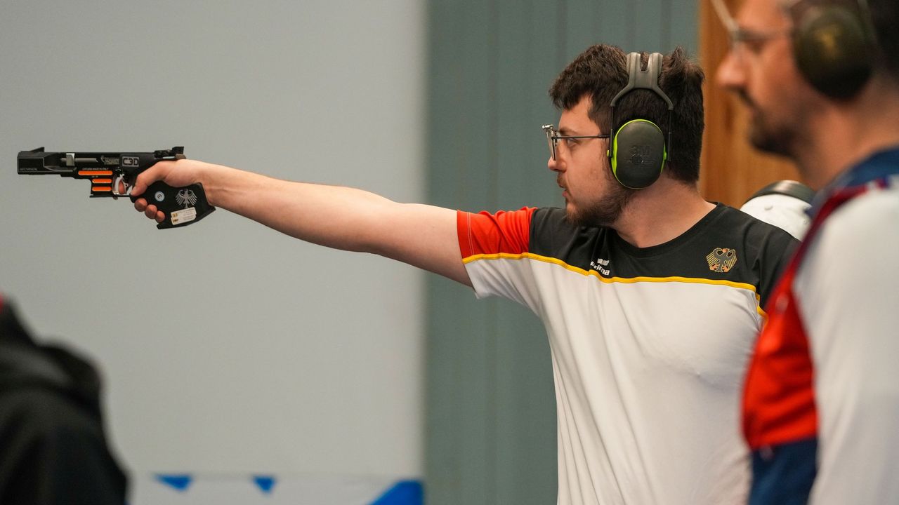 Foto: ISSF / Florian Peter kam in Baku auf den guten vierten Platz.