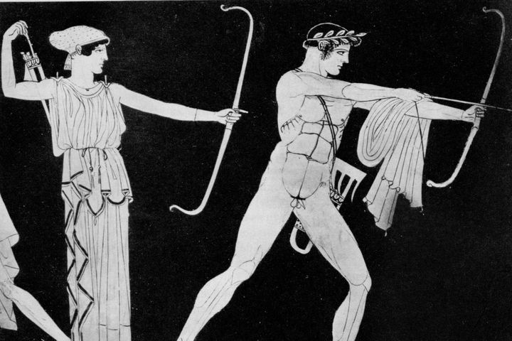 Apollon Zwillingsschwester Artemis