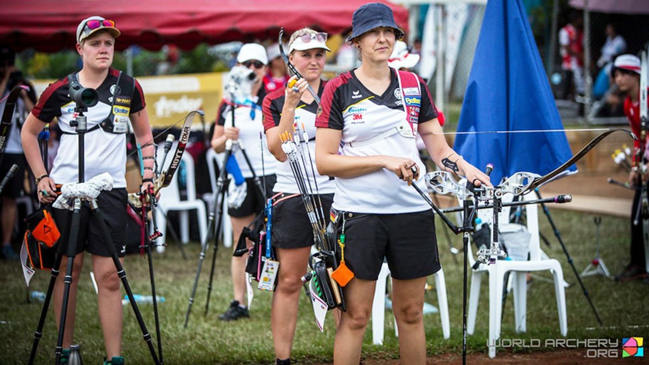 Foto: World Archery / Guter Weltcup-Auftakt für das deutsche Team beim Weltcup in Medellin.