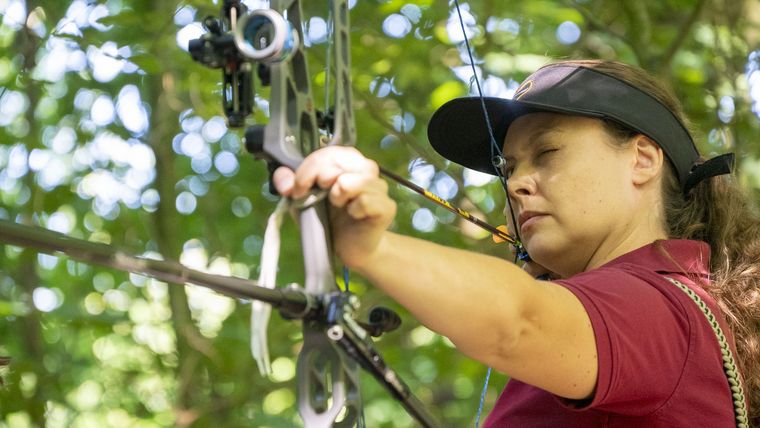 Foto: Eckhard Frerichs / Julia Böhnke will bei der Feldbogen-EM in Polen bestenfalls ihren Titel verfolgen.