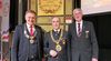 Foto: DSB / Die drei Gastgeber des 64. Deutschen Schützentages in Schwäbisch Gmünd: Richard Arnold, OB von Schwäbisch Gmünd, DSB-Präsident Hans-Heinrich von Schönfels und Reinhard Mangold, Präsident des Württembergischen Schützenverbandes.