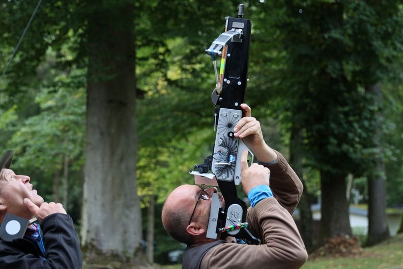 Foto: BSSB / Am Vogelbaum dominierten die bayerischen Schützen, wie hier Routinier Norbert Ettner.