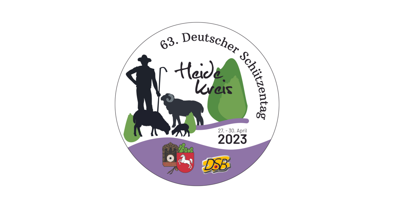 Foto: DSB / Das Logo des 63. Deutschen Schützentages im Heidekreis