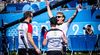 Foto: World Archery / In Paris jubelte Bundestrainer Oliver Haidn mit Florian Unruh und Michelle Kroppen über den Gewinn der Silbermedaille im Mixed.