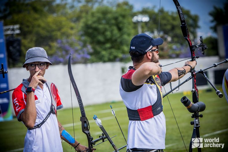 Foto: World Archery / Felix Wieser musste in Runde Drei gegen Mete Gazoz antreten Foto: World Archery / Felix Wieser musste in Runde Drei gegen Mete Gazoz antreten