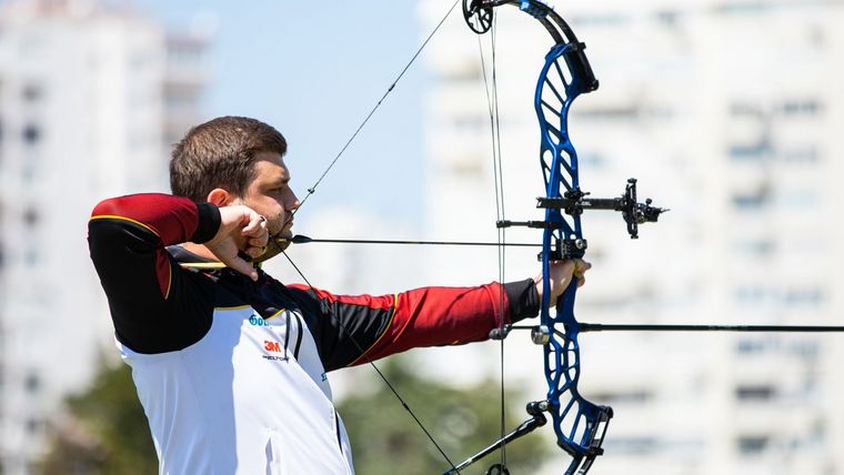 Foto: World Archery / Tim Krippendorf will bei den World Games die Etablierten angreifen.