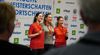 Foto: DSB / Strahlende Medaillengewinnerin mit der Luftpistole: Maxi Vogt, Doreen Vennekamp und Michelle Skeries.