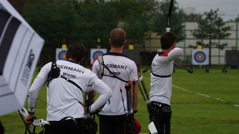 Foto: DSB / Das Männer-Trio Moritz Wieser, Mathias Kramer und Jonathan Vetter zeigte mit einer konstant starken Leistung und Platz sieben, dass ihm die Zukunft gehört.